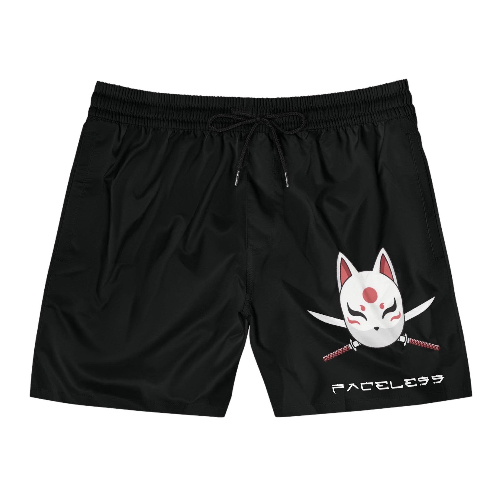 Faceless Swim Trunks- Black - Faceless Limited