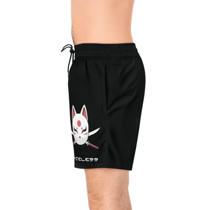 Faceless Swim Trunks- Black - Faceless Limited