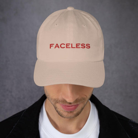 Faceless Dad Hat- Tan - Faceless Limited