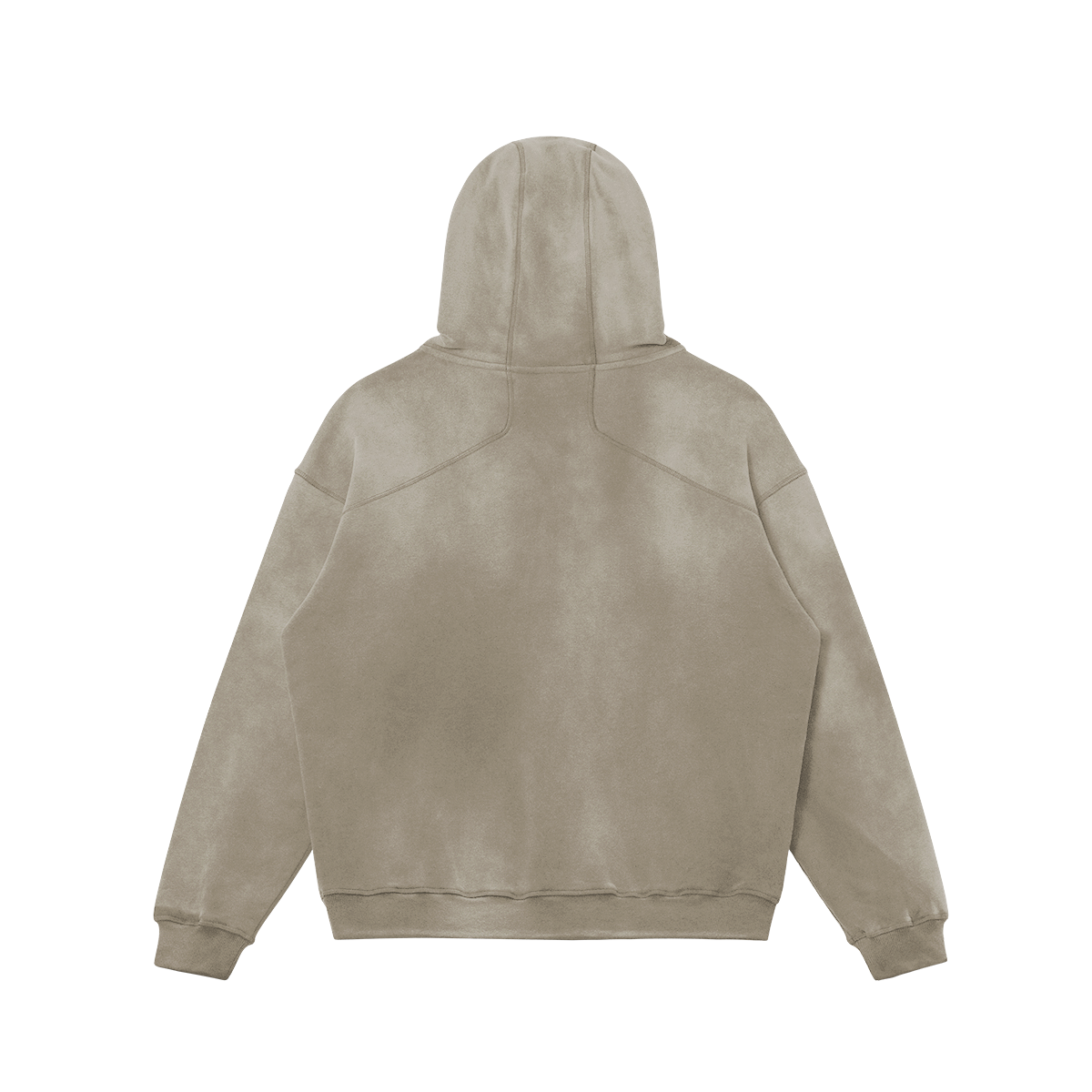 Glitch Heavyweight Hoodie- Grullo - Faceless Limited