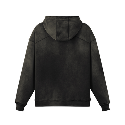 Glitch Heavyweight Hoodie Smoky Black - Faceless Limited