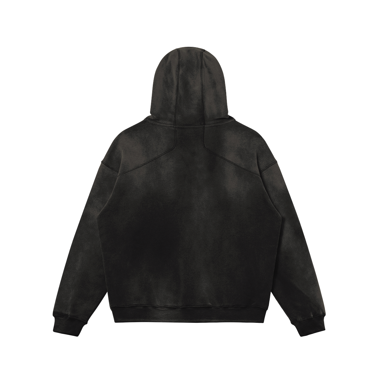 Glitch Heavyweight Hoodie Smoky Black - Faceless Limited